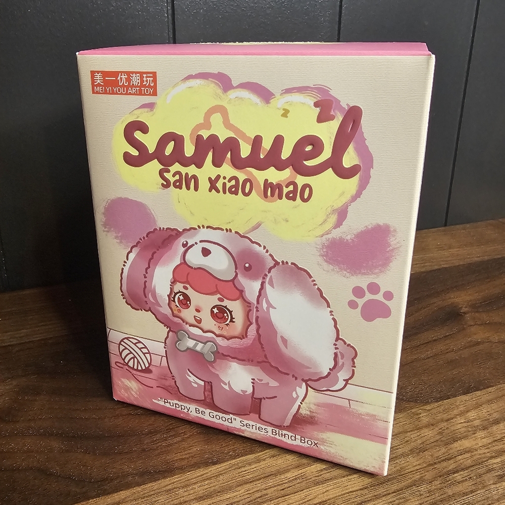Samuel San Xiao Mao "Puppy, Be Good" Series Blind Box from Mei Yi You Art Toy.